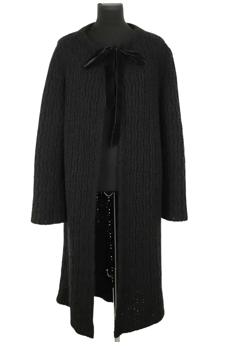 Gilet Joseph Noir en Laine, taille M - Seconde Main