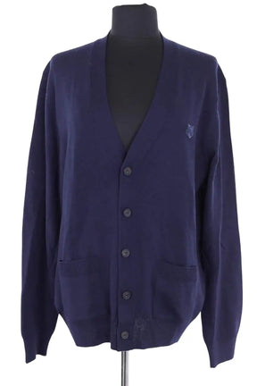 Gilet Kitsuné Marine en Laine, taille L - Seconde Main