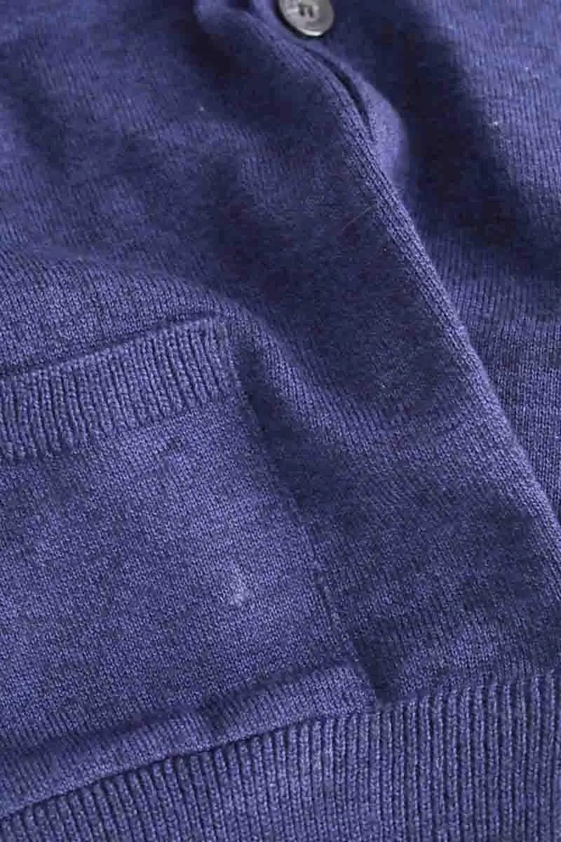 Gilet Kitsuné Marine en Laine