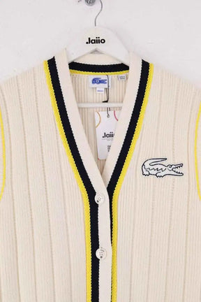 Gilet Lacoste Beige en Synthétique