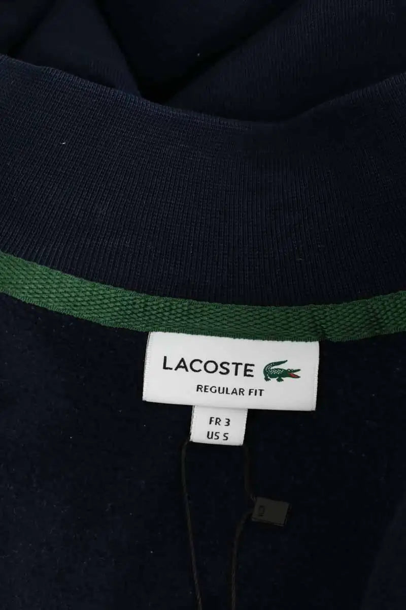Gilet Lacoste Marine en Coton