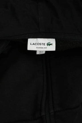 Gilet Lacoste Noir en Coton