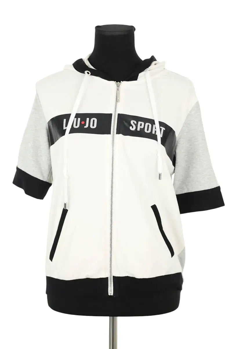 Gilet Liu Jo Blanc en Coton, taille M - Seconde Main