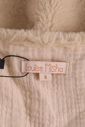 Gilet Louise Misha Varvara Beige en Synthétique