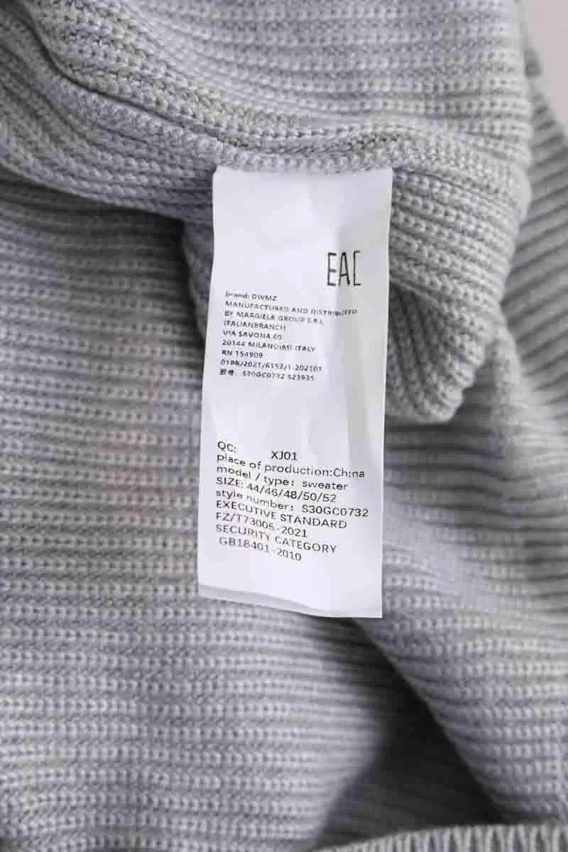 Gilet Maison Martin Margiela Gris en Laine