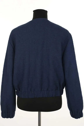 Gilet Maje Bleu en Coton