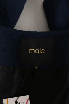Gilet Maje Bleu en Coton