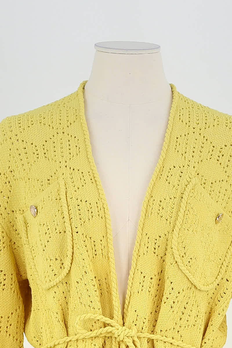 Gilet Maje Jaune en Coton