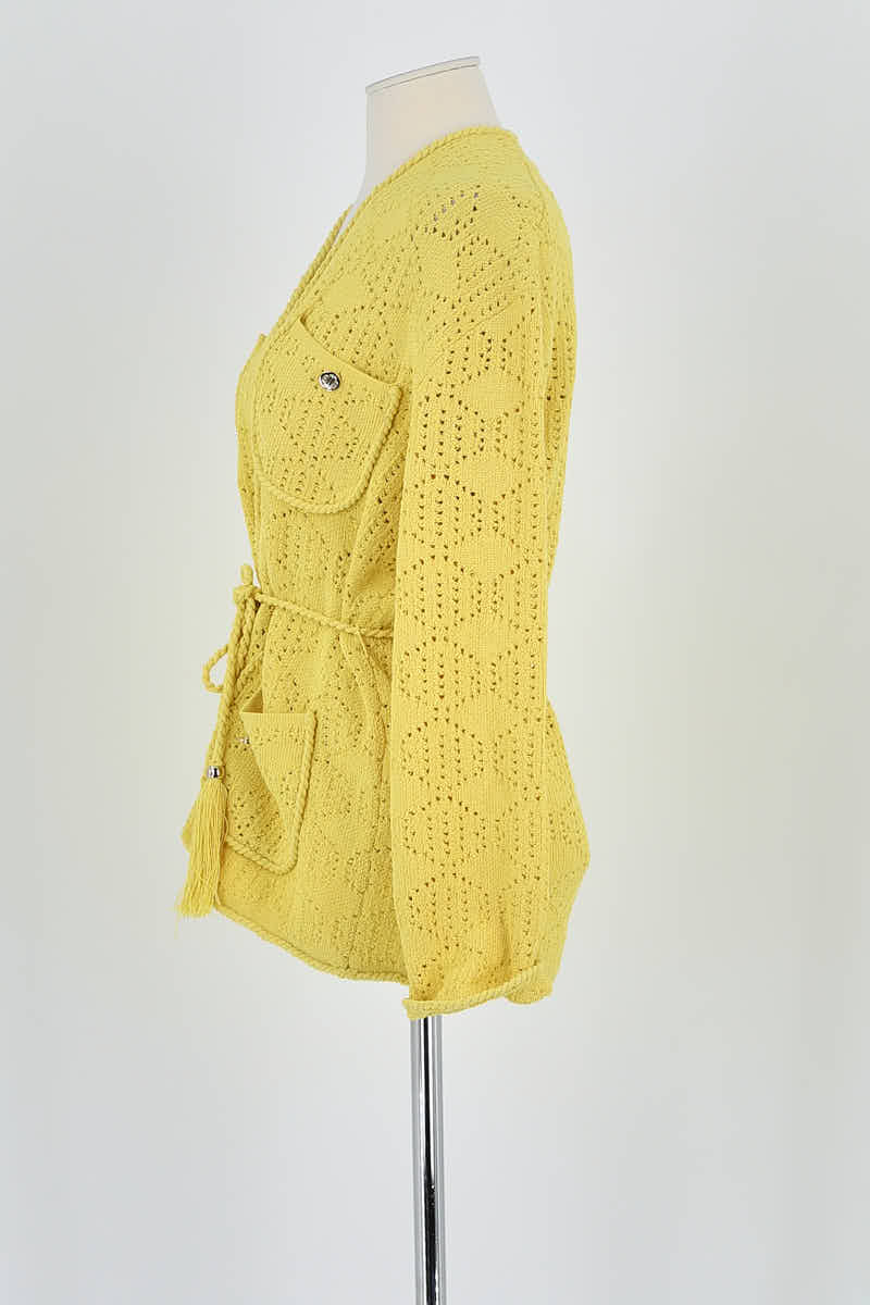 Gilet Maje Jaune en Coton