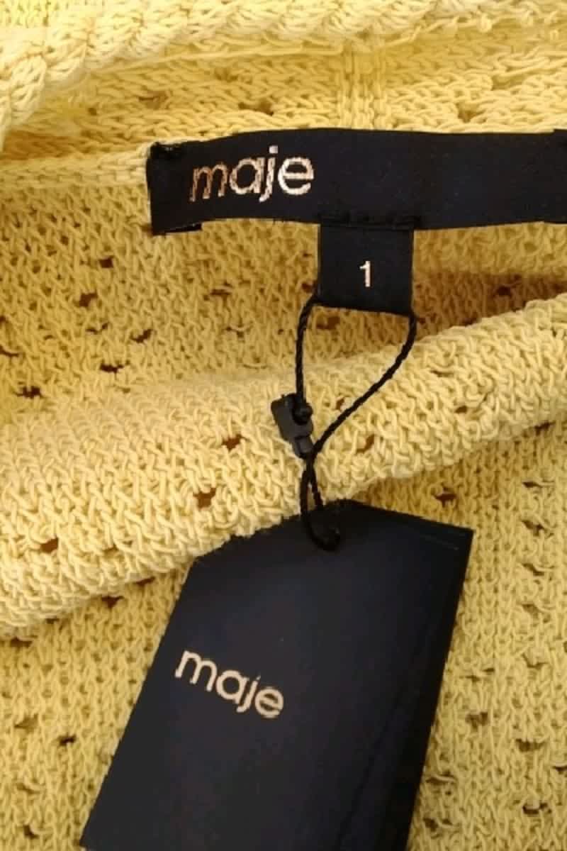 Gilet Maje Jaune en Coton