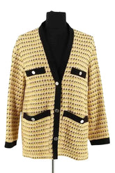 Gilet Maje Jaune en Coton, taille S - Seconde Main
