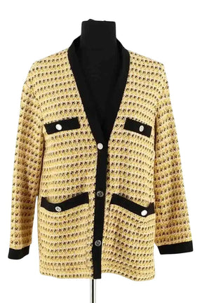 Gilet Maje Jaune en Coton, taille S - Seconde Main