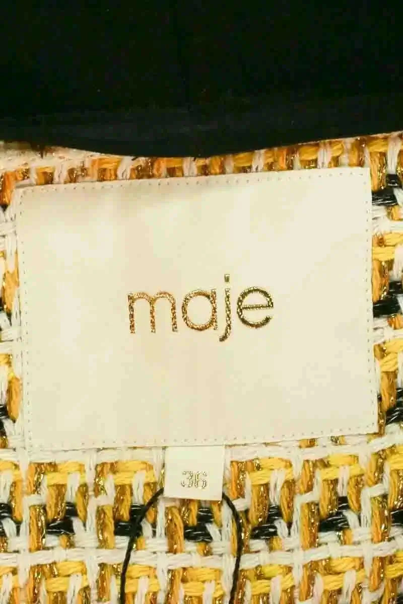 Gilet Maje Jaune en Coton