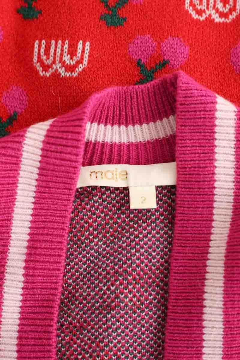 Gilet Maje March Rouge en Synthétique