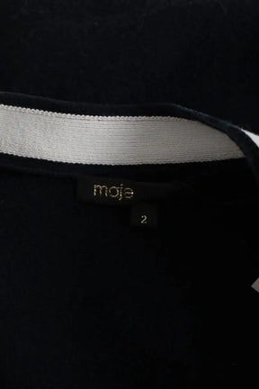 Gilet Maje Marine en Coton