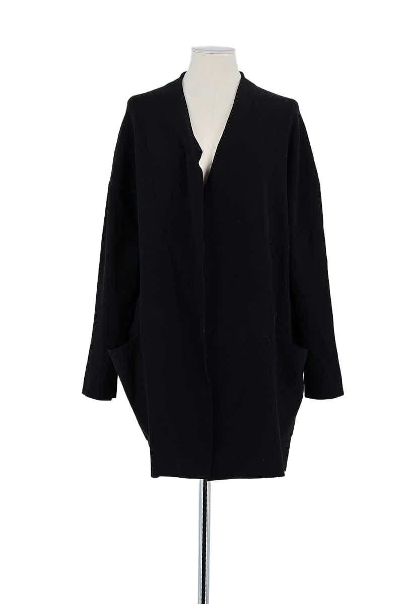 Gilet Maje Noir en Laine, taille M - Seconde Main