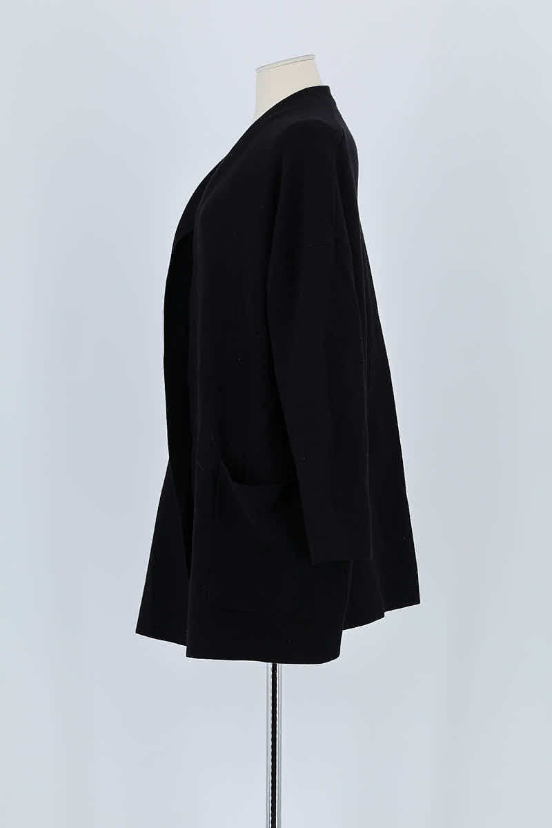 Gilet Maje Noir en Laine