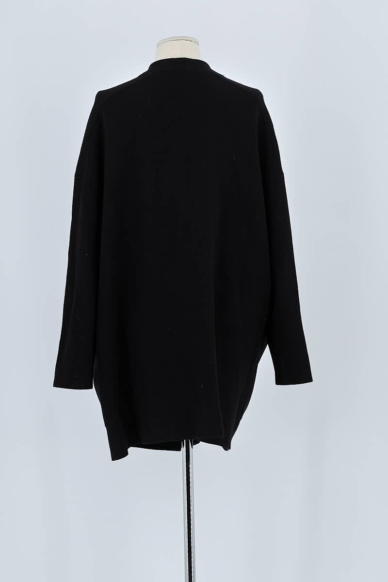Gilet Maje Noir en Laine