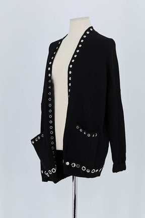 Gilet Maje Noir en Viscose