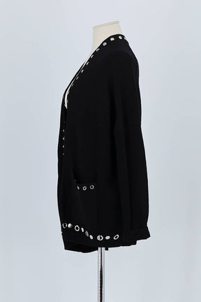 Gilet Maje Noir en Viscose