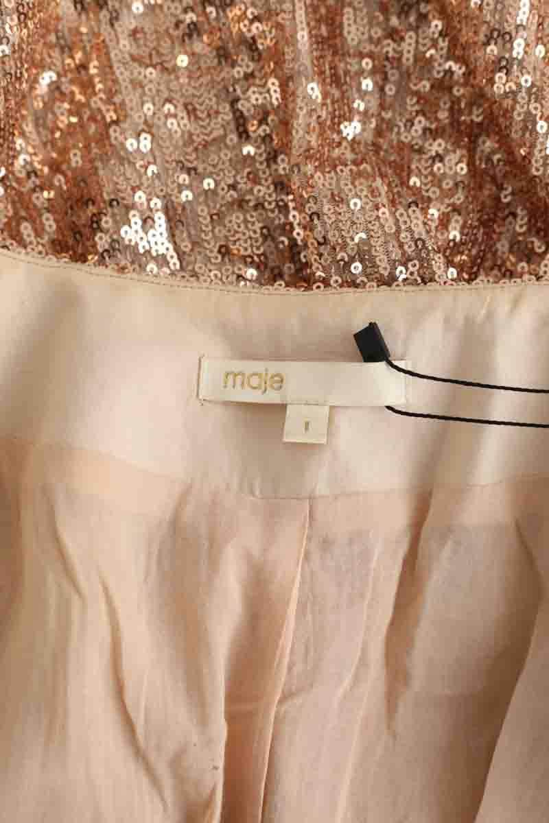 Gilet Maje Rose en Polyester