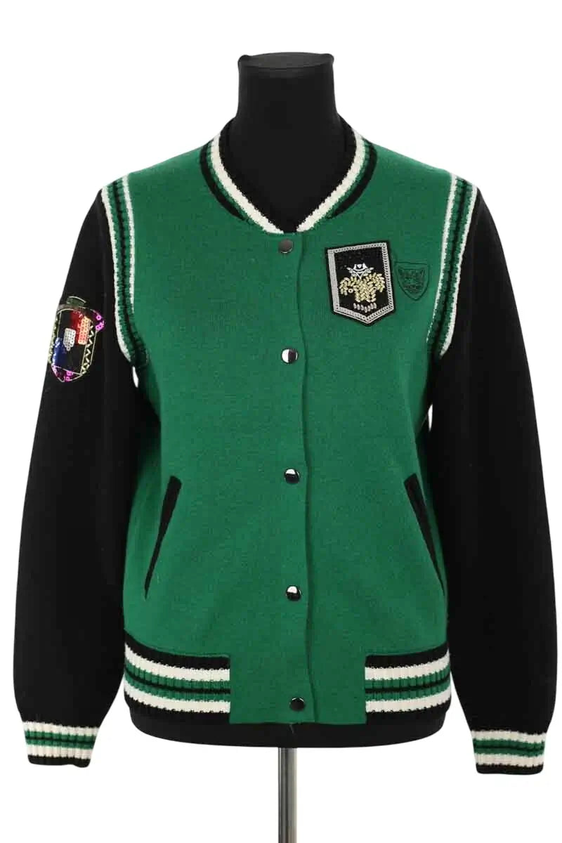 Gilet Maje Vert en Coton, taille L - Seconde Main