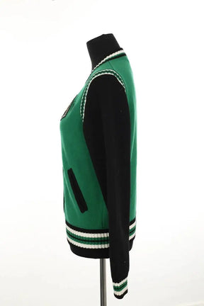 Gilet Maje Vert en Coton