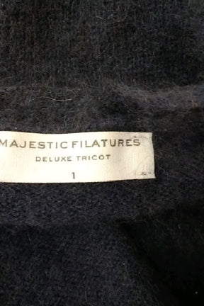 Gilet Majestic Filatures Marine en Laine