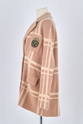 Gilet Max & Moi Marron en Laine