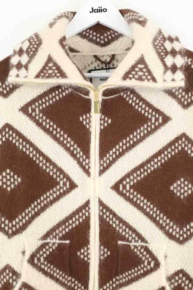 Gilet Max & Moi Marron en Laine