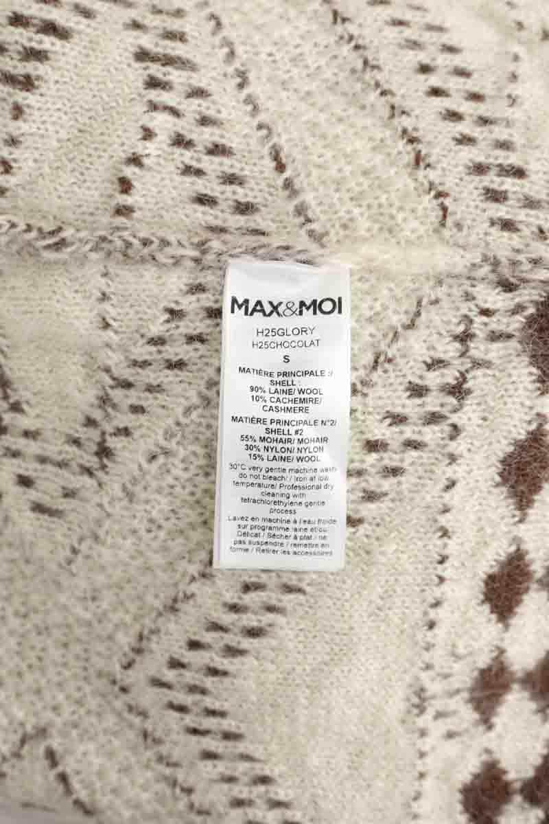 Gilet Max & Moi Marron en Laine