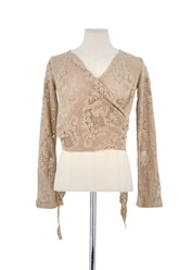 Gilet Mes Demoiselles Beige en Coton, taille XS - Seconde Main