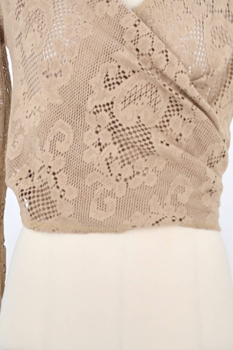 Gilet Mes Demoiselles Beige en Coton