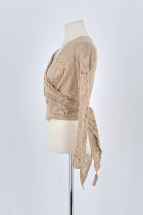 Gilet Mes Demoiselles Beige en Coton