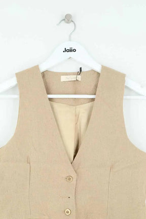 Gilet Mes Demoiselles Garbo Doré en Lin