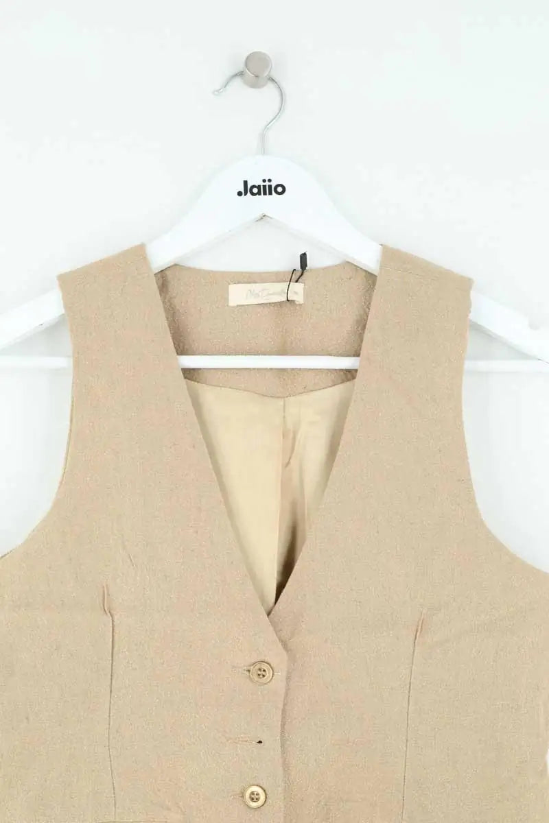 Gilet Mes Demoiselles Garbo Doré en Lin