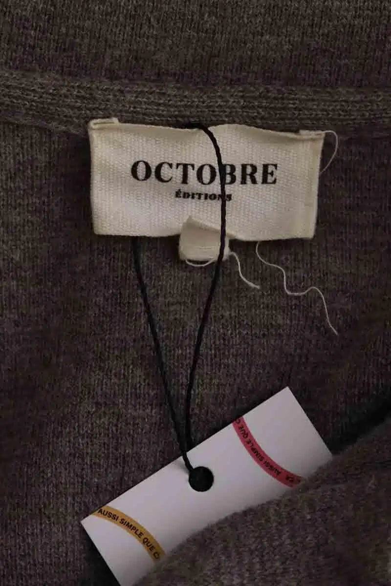 Gilet Octobre Gris en Laine