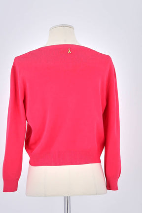Gilet Patrizia Pepe Rose en Viscose