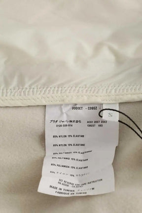 Gilet Prada Ecru en Synthétique