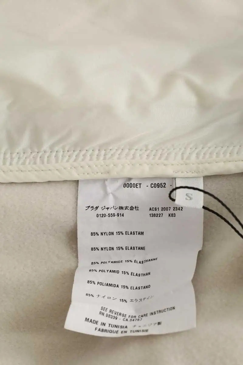 Gilet Prada Ecru en Synthétique