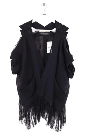 Gilet Roland Mouret Noir en Coton, taille XL - Seconde Main
