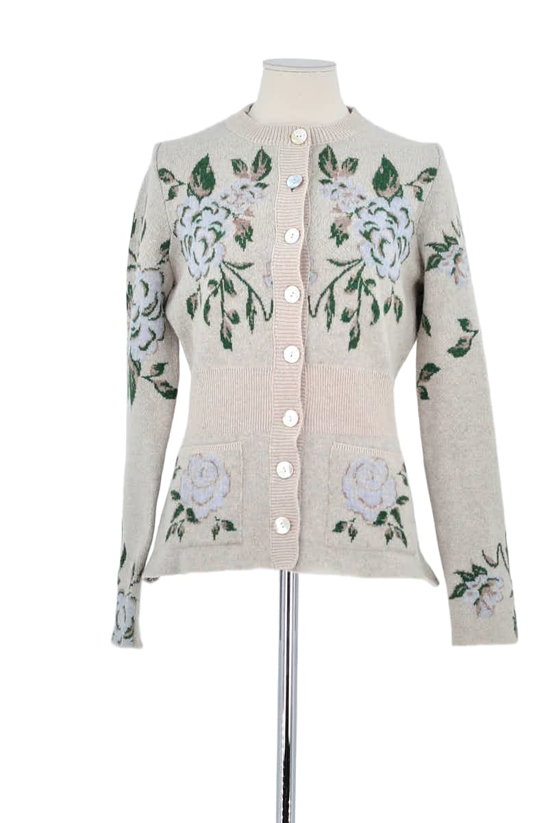 Gilet Rouje Beige en Laine, taille S - Seconde Main
