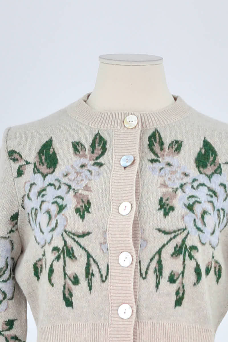 Gilet Rouje Beige en Laine