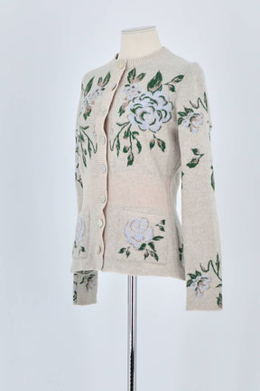 Gilet Rouje Beige en Laine