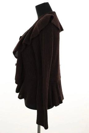 Gilet Rouje Marron en Coton