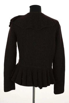 Gilet Rouje Marron en Coton