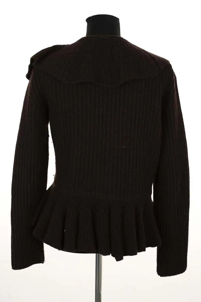 Gilet Rouje Marron en Coton