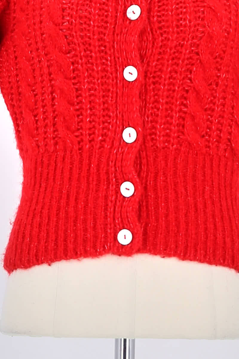 Gilet Rouje Rouge en Laine