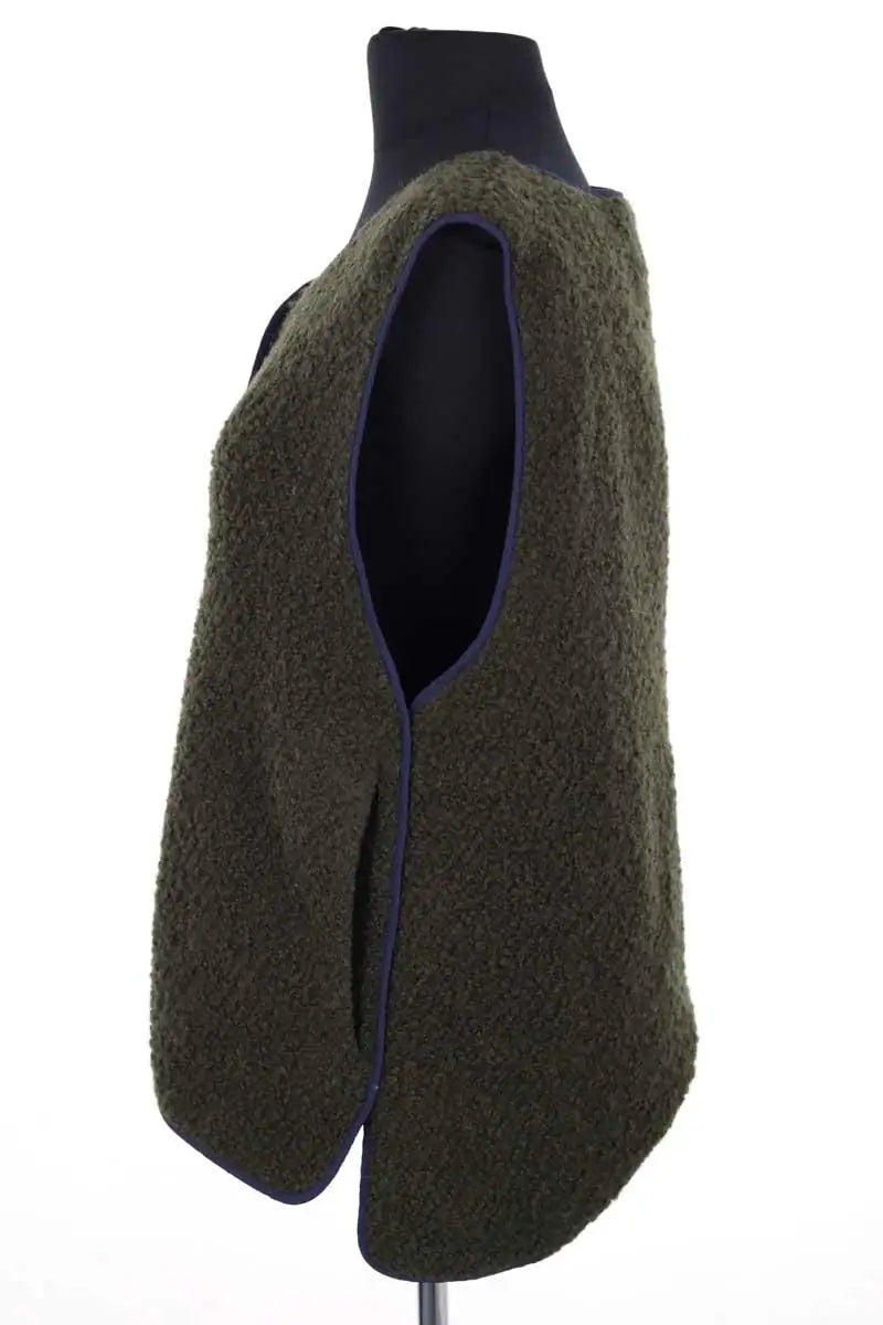 Gilet Sacrécoeur Vert en Laine