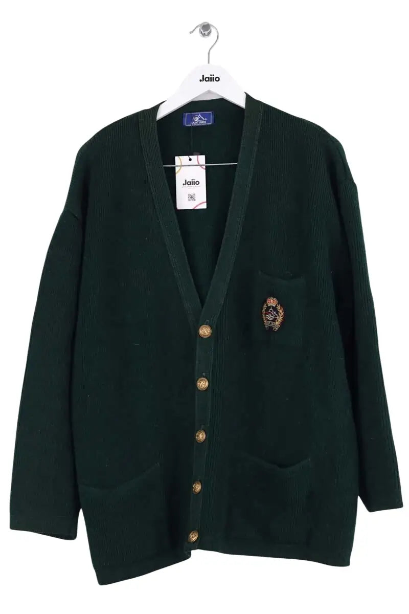 Gilet Saint James Vert en Laine, taille XL - Seconde Main
